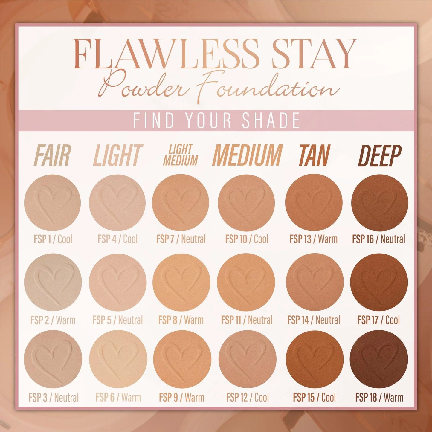 POLVOS BEAUTY CREATIONS EFECTO BASE