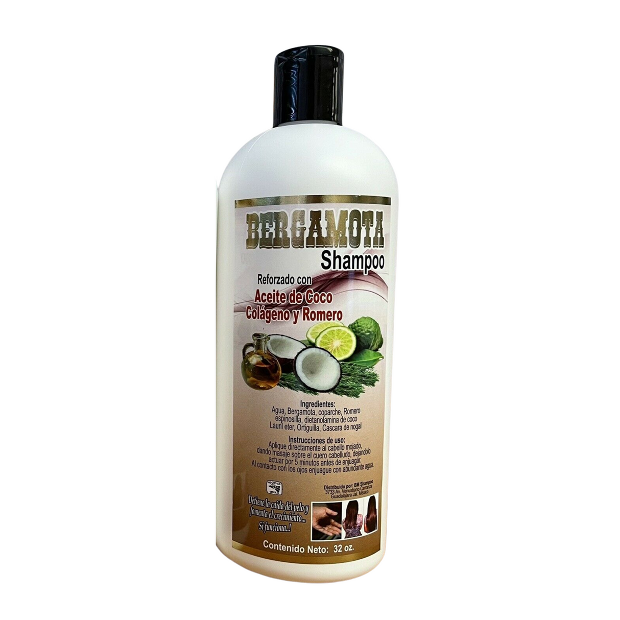SHAMPOO REFORZADO COCO COLÁGENO Y ROMERO