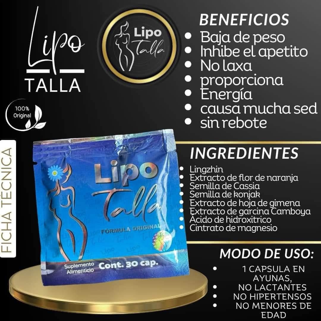 LIPO TALLA KIT potente quemador de grasa