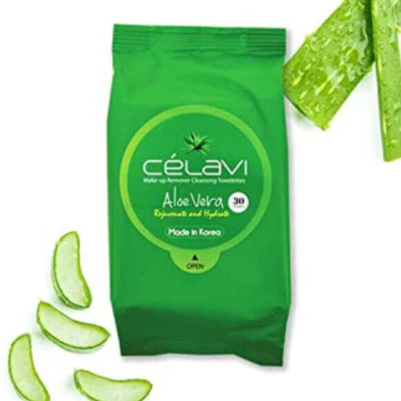 Aloe vera wipe