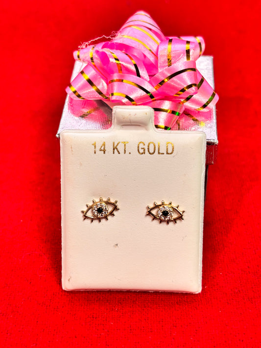 ARETE OJO TURCO oro14K