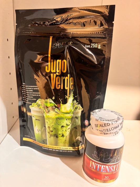 Promo navideña Luze fit intensy & jugo verde