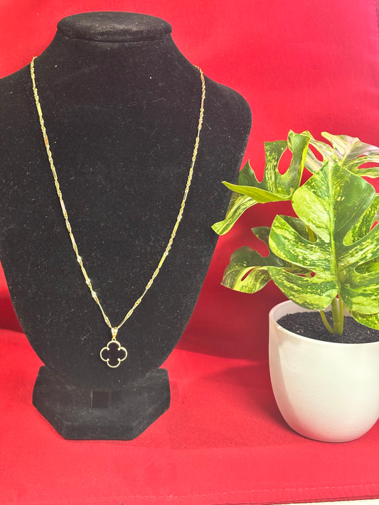 Cadena flor  size 18 oro14K