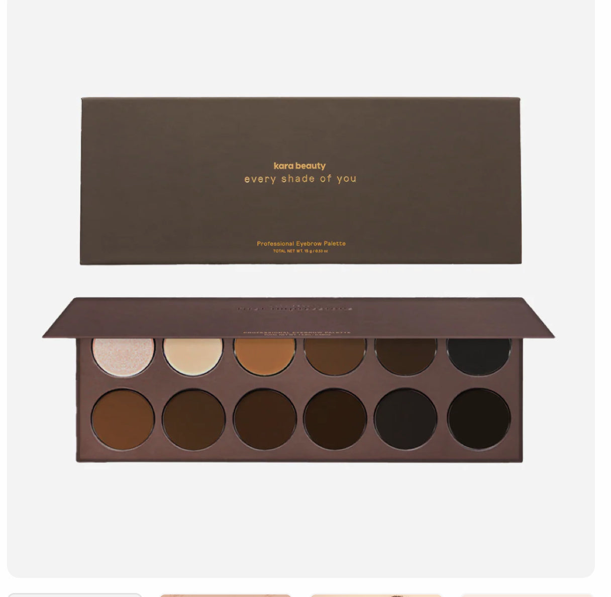 Paleta de ceja kara beauty