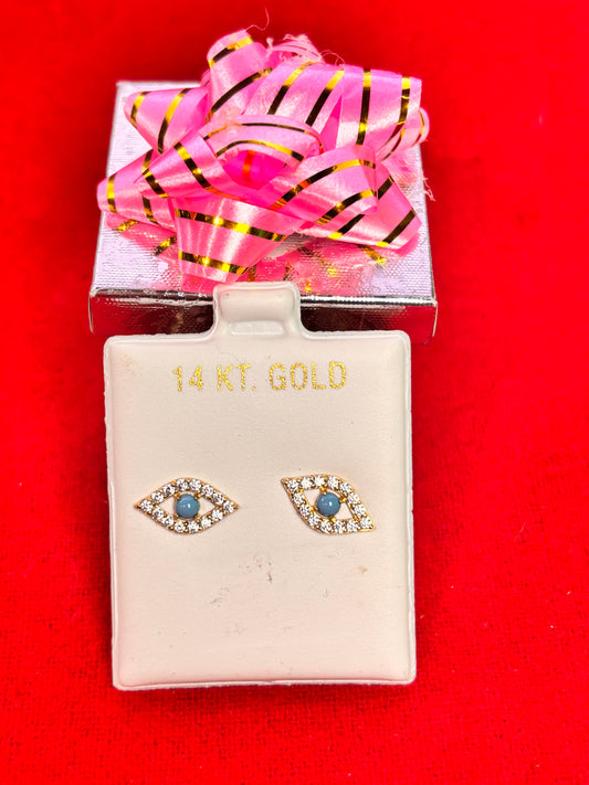 ARETE OJO TURCO oro14K