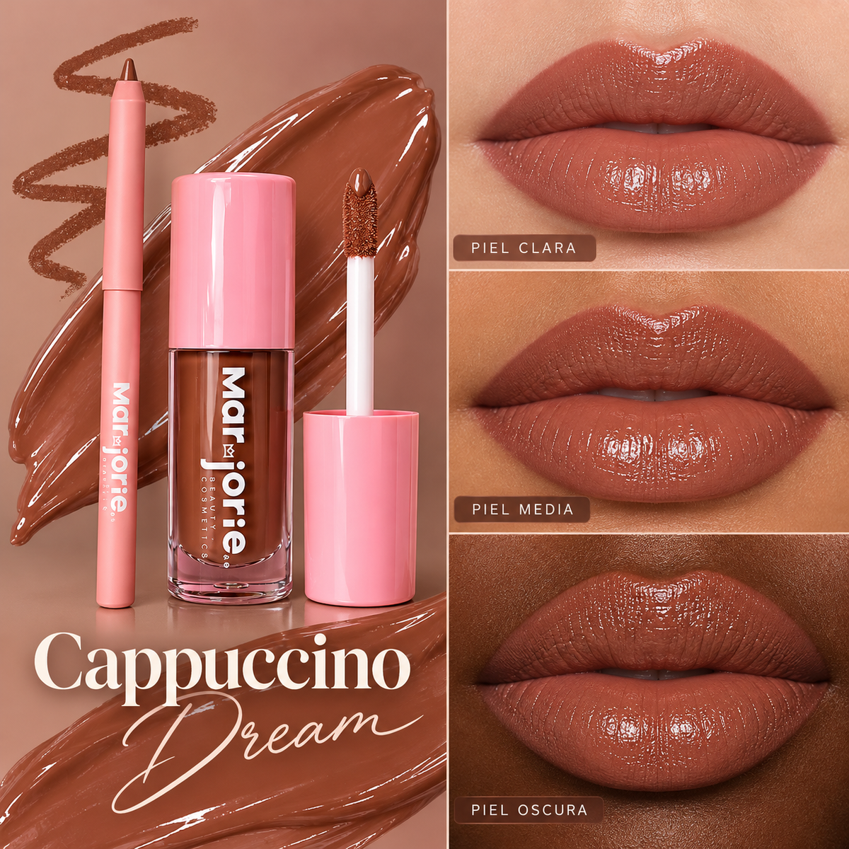 Marjorie Beauty Lip Dúo : capuchino Dream